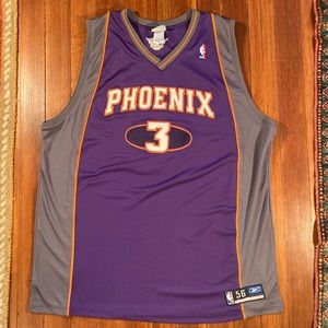 1990s NBA Authentic Reebok 56 Stephon Marbury #3 Phoenix Suns Jersey